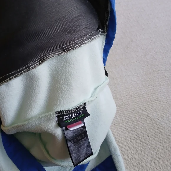 north face ♡ 90s denali blue vintage